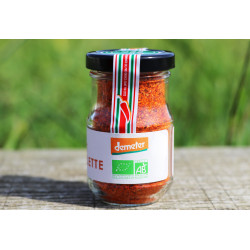 50G - Pot de Piment d'Espelette AOP Bio Demeter